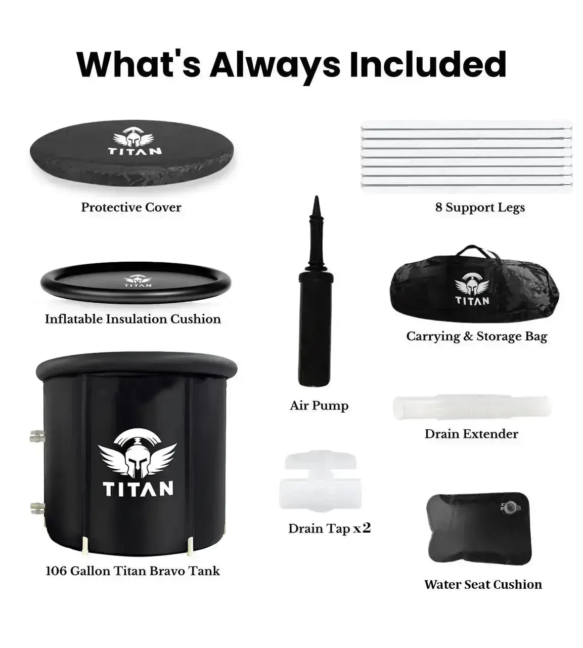 Bravo Titan Cold Plunge Systems