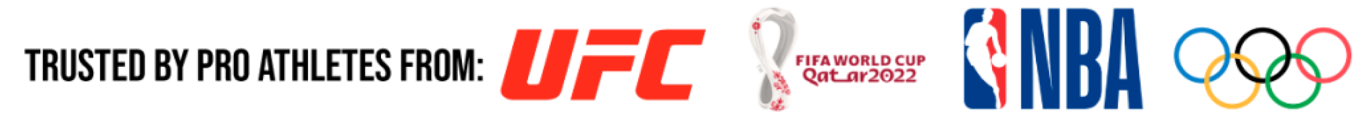 Titan cold plunge trusted by pro athletes from UFC, FIFA World Cup, NBA and the Olympics logos