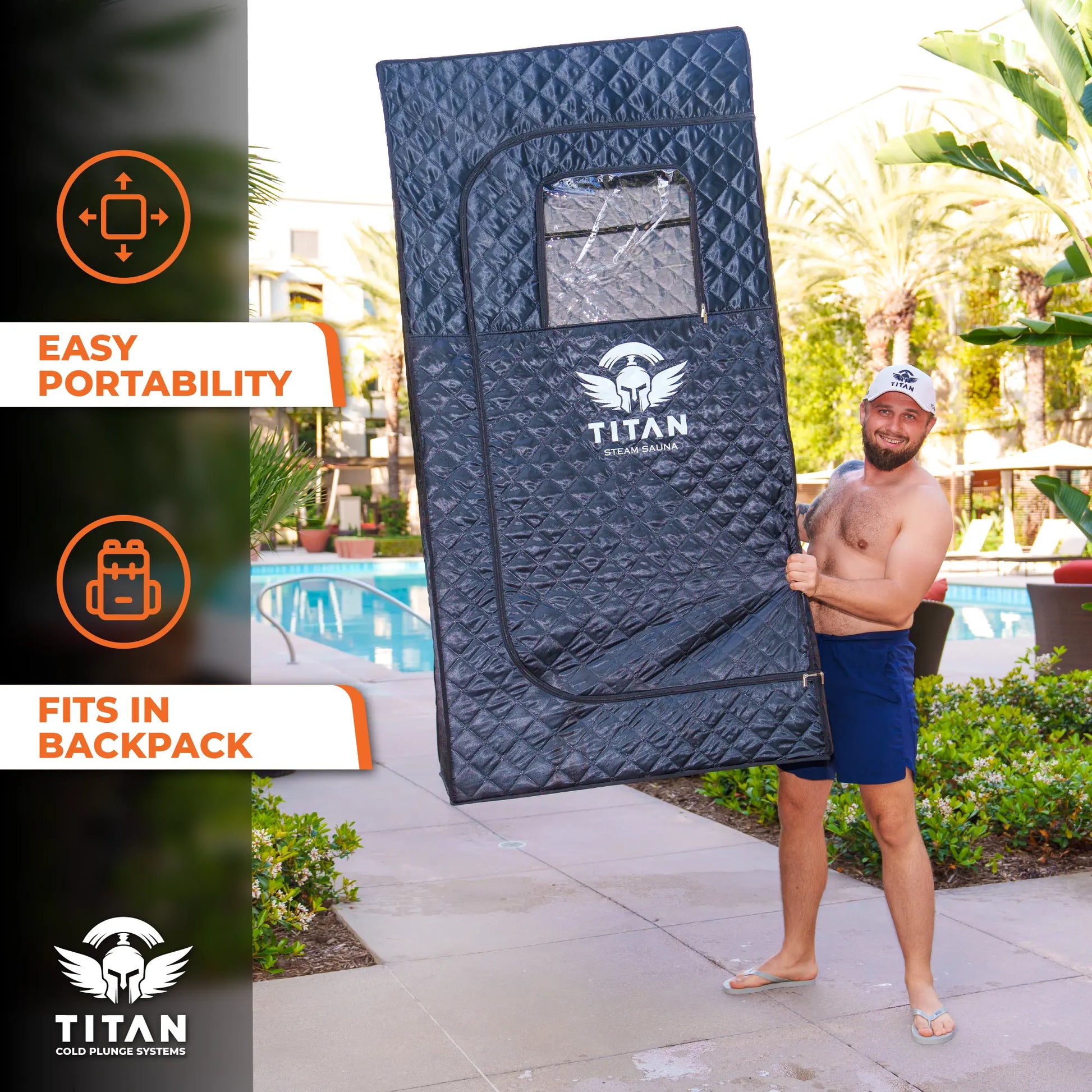 Steam Sauna Titan Cold Plunge Systems